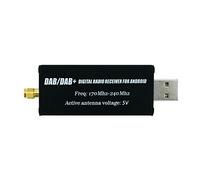 XISEDO Adaptateur USB DAB+ pour Voiture - Récepteur Radio Numérique avec Antenne pour Autoradios Android