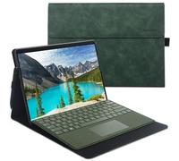 xisiciao Coque de protection pour Microsoft Surface Pro 9 avec coque en TPU souple, compatible avec couverture de clavier, design ultra fin et léger dissipation de la chaleur (vert)