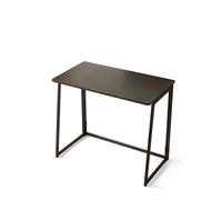 Xisilla Petit bureau pliable 80 x 40 cm - Table pliante compacte - Bureau d'ordinateur peu encombrant pour salon et chambre à coucher