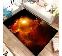 Xisnuient Grand Tapis Doux Et Antidérapant pour Salon Chambre À Coucher, Carpet Décoratif De Stellaire Effet Visuel 3D, Divertissement Modernes Cool Style Galaxie Salles (Couleur 6,120x160cm)