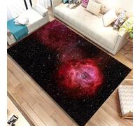 Xisnuient Grand Tapis Doux Et Antidérapant pour Salon Chambre À Coucher, Carpet Décoratif De Stellaire Effet Visuel 3D, Divertissement Modernes Cool Style Galaxie Salles (Couleur 3,120x160cm)
