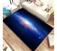 Xisnuient Tapis Décoratifs De Style Étoile À Effet Visuel 3D, Carpet pour Chambres D’Enfants Et D’Adolescents, Tapis De Gaming De Galaxie Cool, Adaptés pour Salon, Salle De Jeux (Couleur 6,50x80cm)