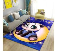 Xisnuient Tapis Panda Mignon Aux Motifs Animaliers, Confortable, Lavable Et Antidérapant, Idéal pour La Décoration Intérieure De Chambre, Salon Et Pièce À Vivre (Couleur 5,120x180cm)