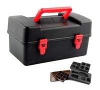 XISTEST Battle Tops Case, étui de Rangement, Boîte de Transport en Plastique Durable Compatible avec Les Accessoires du Lanceur Gyroscopique Beyblade Burst avec Poignée de Transport