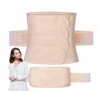 Xistuoz Bande ventrale post-partum, enveloppe de taille post-partum | Ceintures de récupération élastiques réglables pour le ventre post-partum,Bande d'emballage respirante après la grossesse pour
