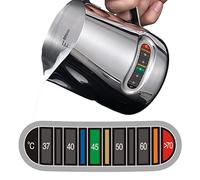 Xistuoz Collez sur Une Bande de thermomètre,Autocollant pour thermomètre de Bouteille - Étiquette Horizontale de température de Tasse à café,Affiche la température en degrés Celsius pour Tester la