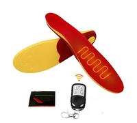 Xistuoz Inserts pour chaussures chauffantes, semelles chauffe-pieds rechargeables avec télécommande, chaussures d'hiver d'extérieur avec batterie rechargeable de 1800 mAh pour , ski de