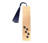 Xistuoz Marqueurs de livre pour femme | Marque-page en bois sur le thème des animaux de compagnie | Marque-pages légers et résistants aux rayures Fournitures de bureau pour événements littéraires