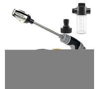 Xistuoz Nettoyeur haute pression - Buse pour tuyau d'arrosage | Nettoyeur haute pression rotatif réglable pour extérieur, cour, terrasse, jardin