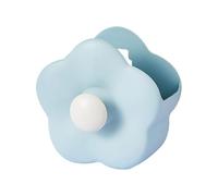 Xistuoz Organiseur mural de douche | Boîte de rangement murale pour salle de bain, adhésif sans perçage, boîte de rangement en forme de fleur pour cuisine, chambre à coucher