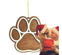 Xistuoz Ornements en bois avec chat - Pendentif ornemental en forme de chat de Noël pour arbre, décorations de Noël pendentifs compacts en bois pour étagères, portes, fenêtres
