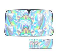 Xistuoz Pare-soleil pour fenêtre automobile | Pare-soleil pliable pour l'intérieur de l'automobile pour les vacances, le stationnement, la conduite, le camping, les voyages en voiture, le transport