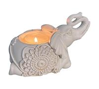 Xistuoz Photophore votif, Figurine d'éléphant de Richesse et, décoration d'intérieur pour fête de Mariage, Centre de Table