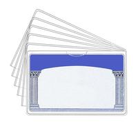 Xistuoz Pochettes de protection en PVC pour cartes de sécurité sociale - Transparentes - Pour femmes, jeunes, adolescents, garçons et filles