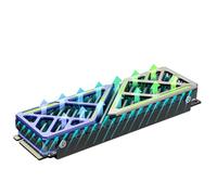 Xistuoz Refroidisseur de lecteur d'ordinateur - Radiateur pour ordinateur portable - Accessoires informatiques, dissipateur thermique portable pour le travail, les créateurs d'entreprise, les amateurs