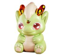Xistuoz Tirelire Dragon Porte Bonheur, Tirelire en Plastique Incassable avec Lumière, Décoration De La Maison Porte-Bonheur, Année du Dragon 2024