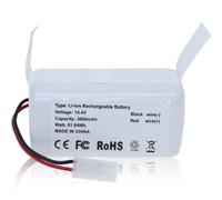 XITAIAN 14.4V 51.84Wh 3600mAh Batteries de Rechange Compatibles avec Xiaomi Mi G1 MJSTG1 H18650CH-4S1P, Panasonic MC-WRC53, Phicomm X3, Puppy R30/R30 Pro/R35, FLYCO FC9601/FC9602 Robot Vacuum Cleaner