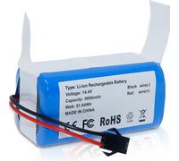 XITAIAN Batterie de Rechange 14.4V 51.84Wh 3600mAh Li-ION Batterie pour eufy RoboVac 11 11C 11S 11S Plus 11S Max 12 15C 15C Max 15T 25C 30C G10