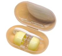 XITEA 1 lot de petits étuis portables pour lentilles de plein air pour usage quotidien et durable, jaune