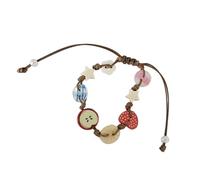 XITEA Bracelet Appled tendance pour adolescents fait à la main avec des matériaux en résine robuste décoration pour un charme élégant au quotidien
