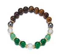 XITEA Bracelet de perles tendance avec pierres naturelles pour les femmes qui apprécient les bijoux artisanaux et le style polyvalent