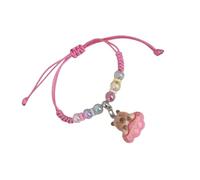 XITEA Bracelet pour enfant couleur macaron avec motifs de dessin animé Capybaras, matériaux sûrs et sangle réglable