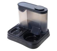 XITEA Ensemble De Bols d'eau Et Nourriture pour Animaux Compagnie À Remplissage Automatique avec Plateau Amovible en Acier Inoxydable Base Anti-basculement pour Petits Animaux Mangeoires Modernes