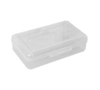 XITEA Grande trousse à crayons de haute capacité pour crayons de couleur pour croquis, stylos, marqueurs, aquarelle, boîte transparente, blanc