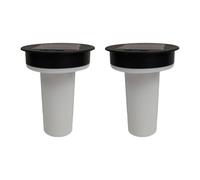 XITEA Lot de 2 lampes solaires d'extérieur imitation flamme pour couvercle de panneau de lumière solaire LED d'extérieur facile à utiliser éclairage décoratif de terrasse