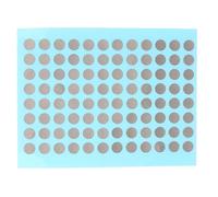 XITEA Lot de 96 pastilles adhésives conductrices de 6 mm pour réparation de boutons de télécommande et de contrôleur, étanche, convient pour la réparation de boutons en polyester