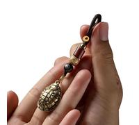 XITEA Porte-clés avec six cloches sacrées de syllabes avec corde en bois de santal pour bénédictions spirituelles et décoration, a, taille unique