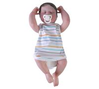 XITEA Re-born Baby Eyes Close Poupée réaliste en silicone pour fille Fait main 48,3 cm