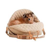 XITEA Supports De Siège Voiture pour Chien avec Rangement Anneaux Ceinture Sécurité À 3 Voies Base Antidérapante pour Véhicule Voyage Usage Domestique Double Protection