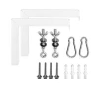 XITEA Supports de suspension universels pour projecteurs - Crochets de style L pour home cinéma et bureau - Support d'écran de plafond