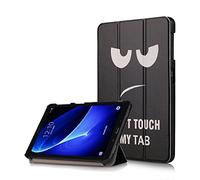 XITODA Coque pour Galaxy Tab A6 10,1" 2016 - PU Cuir Flip Cover Stand Pochette Etui pour Samsung Galaxy Tab A 10.1 2016 (LTE SM-T585N/Wifi SM-T580N),Don't Touch