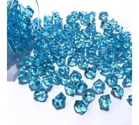 xitoio Lot de 200 pierres précieuses en acrylique de qualité supérieure pour décoration de table, vase, aquarium, rouge (bleu)