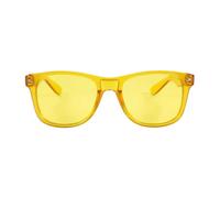 xitoio Lunettes de thérapie de couleur, lunettes teintées de chromothérapie avec verres résistants aux rayures, montures en PVC de qualité supérieure avec charnières en acier inoxydable, lunettes