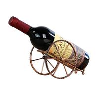 Xiton Porte-vin en métal Bouteille de vin de Table d'affichage Bouteille en métal Rack étagère de Rangement