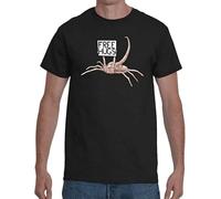 XIU CHUAN Alien Free Hugs Mens Short-Sleeve T-Shirt Black Size L