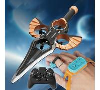 XIUCAI Épée Volante Télécommandée Double, Modes Gestes/Manette, Figures Acrobatiques 360°, Lumières LED, Cadeaux pour Adolescents et Adultes (Fêtes & Anniversaires),Copper