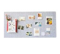 XIUCAI Panneau en Feutre Décoratif Moderne, Tableau d'Affichage Mural pour Bureau Maison École, Organisation de Photos et Collages,Silver Gray,80 * 120cm