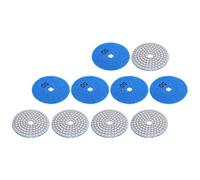 Xiuganpo 10 Pièces Disques de Ponçage de 3 Pouces pour Pierres de Béton de Marbre, Poussière de Diamant, Tampons de Polissage Diamant pour Polissage Humide ou Sec