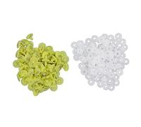Xiuganpo 100PCS Bright Yellow Numbered Ear Tags for Livestock