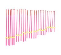 Xiuganpo 25 Pcs Pêche sur Glace Pole Tip, Durable ABS Canne à Pêche Top Tip avec Cinq Longueurs à Choisir, Preuve de l'eau et Voir Clairement, Portable Canne à Pêche sur Glace Top Tip