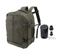 Xiuganpo 36 à 55L Sceau de Voyage à L'aspirateur, Sac à Dos D'organisation Pratique Extensible avec Pompe, Résistant à L'eau, S'adapte à un Ordinateur Portable de 17,3 Pouces, un Sac à (GREEN)