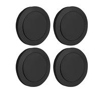 Xiuganpo 4 Pièces D'isolation Phonique de Haut-Parleur de Voiture Adaptée aux Accessoires D'anneau de Basse en Coton Matériau en Caoutchouc de Haute qualité pour Garniture de Porte 7,7x5,7x1 Pouces