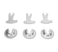 Xiuganpo 6 Lames Diamantées Oscillantes Segmentées pour Couper le Béton et les Carreaux de céramique. Taille-crayon pour Couper les Carreaux de céramique. Lame étroite Parfaite pour Façonner le