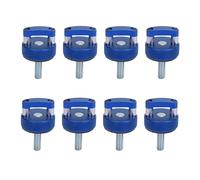 Xiuganpo 8 PCS Billet Hard Top Quick Removal Fixation Vis de Pouce, Anneau en D intégré, Billette en Acier Aluminium M8 1,25 Hard Top Fastener pour Bronco 2dr 4dr 2021 à (BLUE)