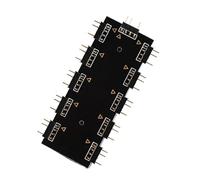 Xiuganpo Accessoires Informatiques Câble D'extension de Ventilateur RVB pour Carte Mère Hub RVB 10 Canaux, Installation Simple, Effet de Lumière Synchrone, Idéal pour PC de Bureau [12 V, 5 V] (5V 3