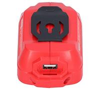 Xiuganpo Adaptateur de Batterie USB CMCB002 pour Outils Artisan 20V, Conception Compacte, Charge Rapide, Batterie Externe ABS Rouge, 1 unité